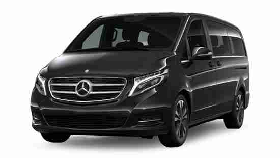 rent a spacious van with private driver milan