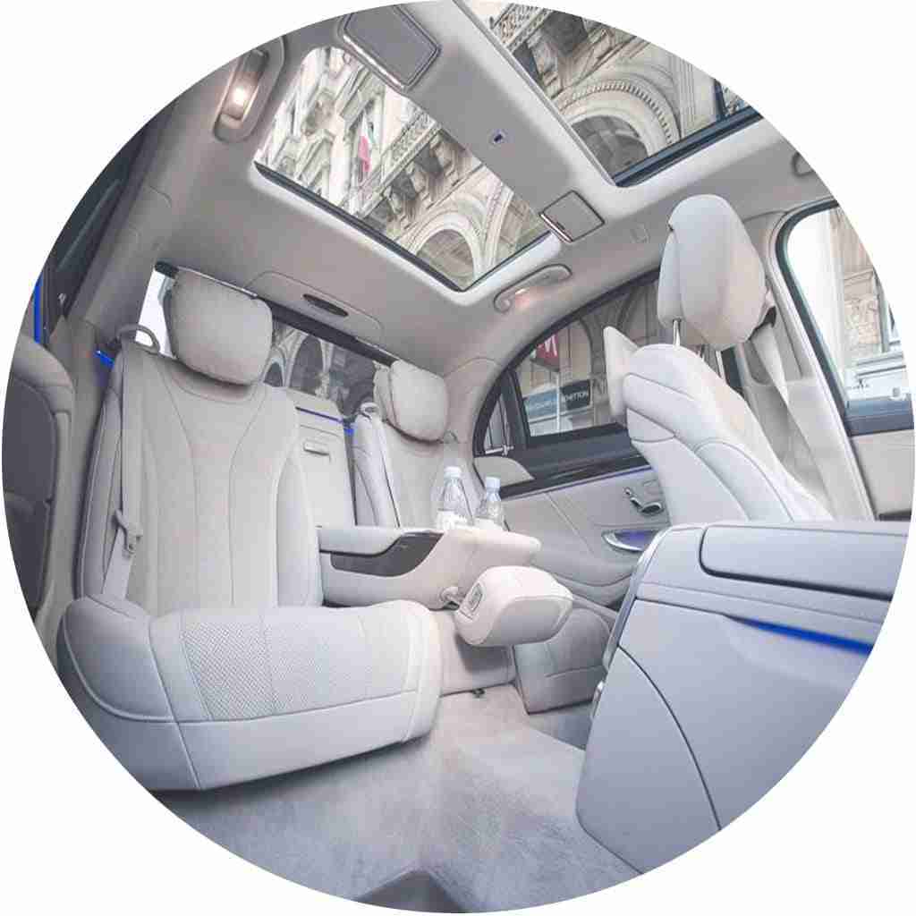 particolar interior leather seats S class